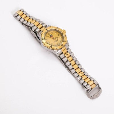 TAG HEUER PROFESSIONAL 200M GOLD SILVER DIVE WATCH WE1420-R