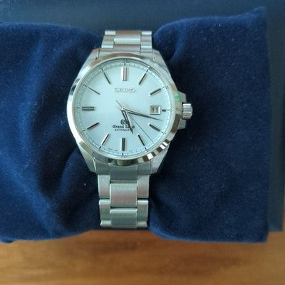 SEIKO SBGR029 GRAND SEIKO ROUND FACE JAPAN MADE STAINLESS STEEL BELT AS IS