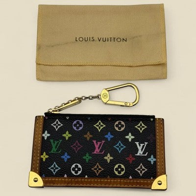 LOUIS VUITTON M92654 MONOGRAM MULTICOLORE POCHETTE CLE COIN CASE LADIES