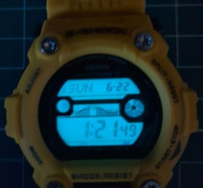 CASIO G-SHOCK DIGITAL YELLOW GW-7900CD-9JF TOUGHSOLA TESTED JAPAN USED F/S