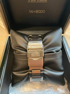 CASIO PROTREK MANASLU PWX-8000T-7JR 14 SUMMITTER LIMITED TITANIUM SOLAR