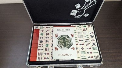 FINAL FANTASY XIV DOMAN MAHJONG TILE SET SQUARE ENIX FF14 COMPLETE NO MAT