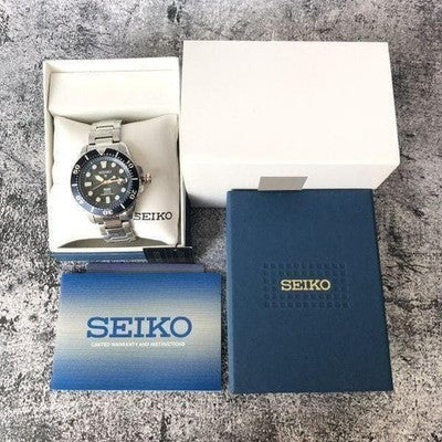 SEIKO PROSPEX PADI SNE549 SOLAR DIVER WATCH 200M BLUE DIAL MENS NEW BOX