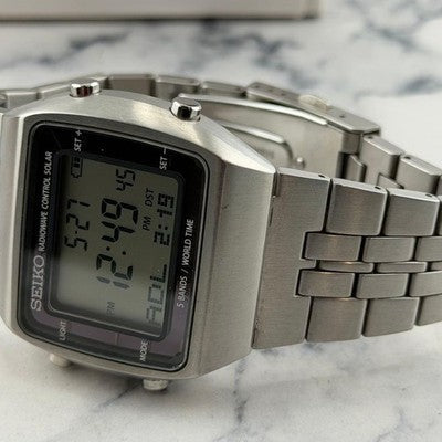 SEIKO S760-0AA0 SBPG001 SOLAR WRISTWATCH 38MM WORKING RARE JAPAN