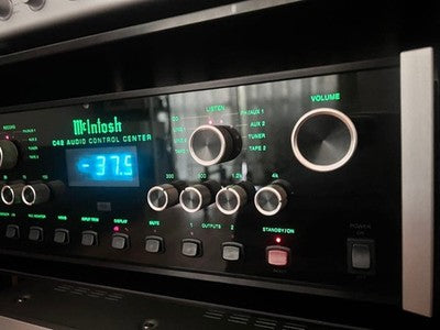MCINTOSH C42 AUDIO CONTROL CENTER PREAMPLIFIER 8 BAND EQ VINTAGE HIGH END AUDIO