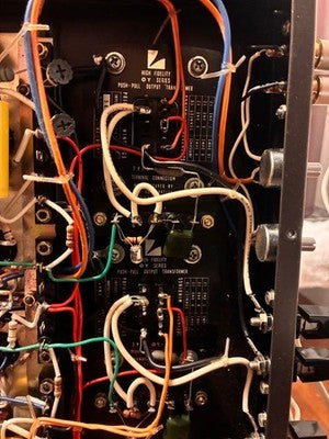 LUXMAN LUXKIT A3700II TUBE POWER AMPLIFIER VACUUM AMP EL34 JAPAN 100V