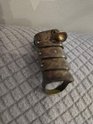 VIVIENNE WESTWOOD EARLY MODEL ARMOR RING, SIZE M,  FROM JAPAN