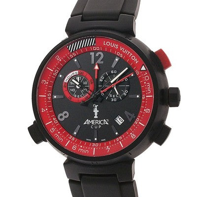 LOUIS VUITTON TAMBOUR AMERICA'S CUP Q101A CHRONOGRAPH MENS WATCH LIMITED EDITION