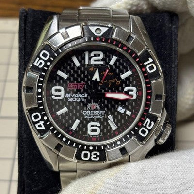 ORIENT X SUBARU STI M-FORCE 200M AUTO DIVER WATCH LIMITED EDITION 1000