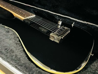 IBANEZ RGA7 BLACK W/EMG ELECTRIC GUITAR 2010 AS IS