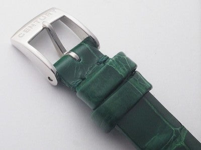 CENTURY COUTURE 832.8.S.70I.12.CEK GREEN STAINLESS STEEL WRISTWATCH USED AUTH