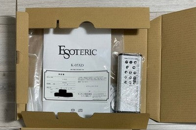 ESOTERIC K-05XD SACD PLAYER ONE OWNER COMPLETE ACCESSORIES HIGH END AUDIO JAPAN