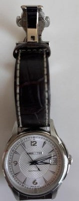 HAMILTON JAZZMASTER VIEWMATIC H324550 AUTOMATIC SILVER DIAL DATE WATCH AS IS