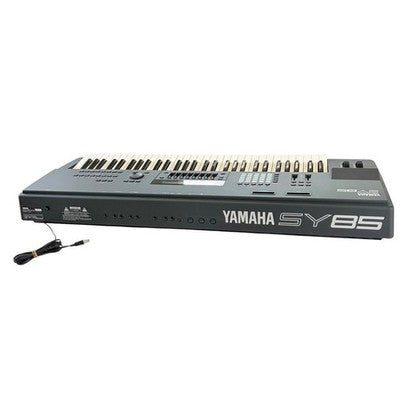 YAMAHA SY85 SYNTHESIZER WORKSTATION KEYBOARD WITH HARD CASE & MANUAL