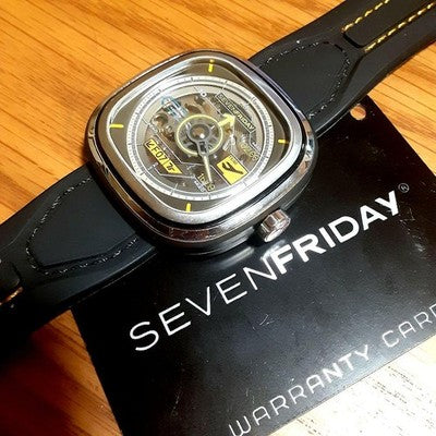 SEVENFRIDAY T-SERIES RUNWAY 07 SF-T3 T3/01 AUTOMATIC SKELETON MEN'S WATCH 49MM