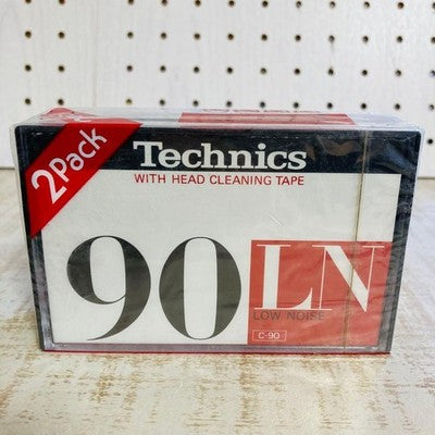 TECHNICS 90MIN CASSETTE TAPES 2 PACK X40 SET SEALED LOW NOISE RARE LOT