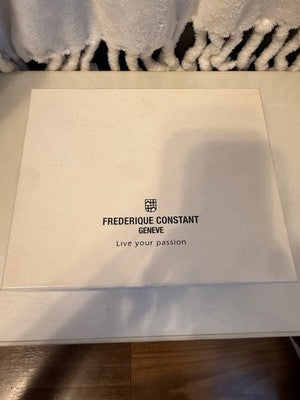 FREDERIQUE CONSTANT FC270EG3P6 BUSINESS TIMER MOONPHASE QUARTZ WATCH W/ BOX