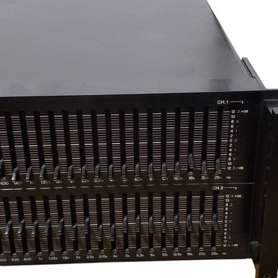 TECHNICS SH-9033P STEREO GRAPHIC EQUALIZER 12-BAND PRO GRADE TESTED JAPAN AS IS