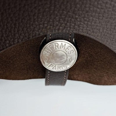 HERMES SAC COLORADO BROWN LEATHER SHOULDER BAG EXCELLENT+++++