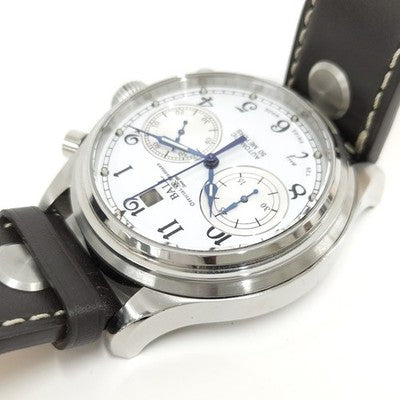 BALL AUTOMATIC WATCH TRAINMASTER CANNONBALL BROWN WHITE DIAL CM1052D