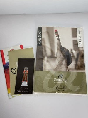 REMBRANDT PROFESSIONAL OIL PAINT 41 COLOR LUXURY BOX TALENS
