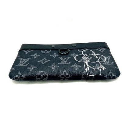 LOUIS VUITTON VIVIENNE APOLLO PM POUCH M62897 MONOGRAM ECLIPSE RARE
