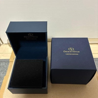 ORIENT STAR RK-BS0003N 75TH ANNIVERSARY LIMITED 500 AUTOMATIC WATCH BOX