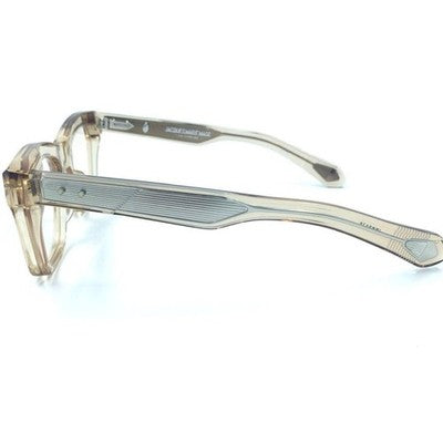 JACQUES MARIE MAGE PICABIA SAND WF JAPAN CLEAR BEIGE EYEGLASSES NEW FULL SET