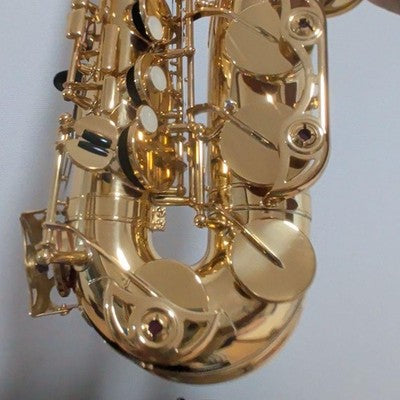 YAMAHA YAS-480 ALTO SAXOPHONE GOLD LACQUER W/CASE SERVICED EXCELLENT JAPAN