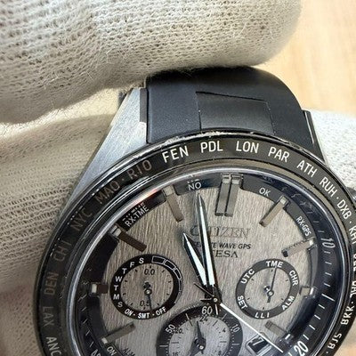 CITIZEN ATTESA CC4055-14H ECO-DRIVE F950 GPS SOLAR TITANIUM MENS WATCH