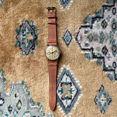 VINTAGE WATCH 34MM CASE MECHANICAL MANUAL WIND OVERHAULED 2025
