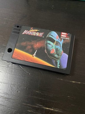 KONAMI SPACE MANBOW MSX COMPLETE SET NEAR MINT JAPAN RARE
