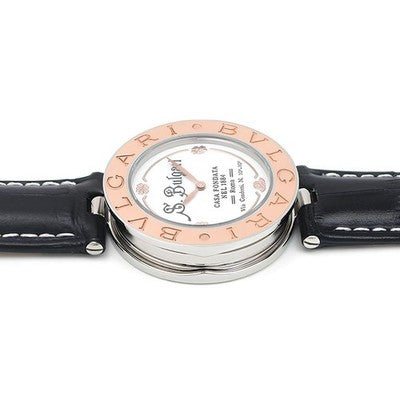 BVLGARI B-ZERO1 COLLEZIONE BZP35S QUARTZ K18 PINK GOLD STEEL UNISEX WATCH USED