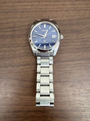 GRAND SEIKO SBGX065 MEN'S WRISTWATCH DIAL COLOR: BLUE ROUND FACE JAPAN MADE