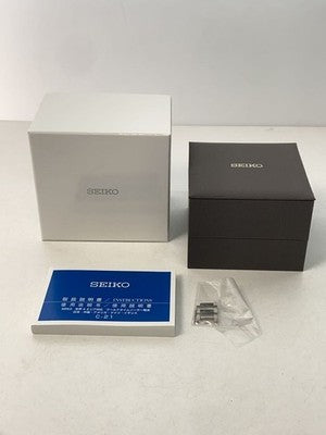 SEIKO 8B63-0BA0 CASE SIZE 5.1 ×4.4CM WRIST SIZE 16.5CM WATCH NAVY BLUE W/ BOX