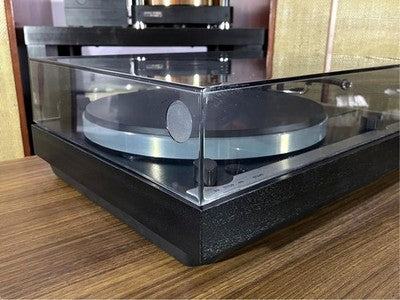 THORENS TD320 SME 3009-R BLACK RECORD PLAYER WITH INSTRUCTION MANUAL