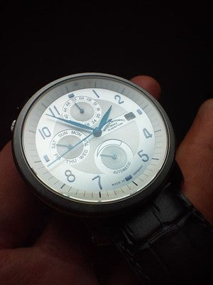 MUHLE GLASHUTTE M1-30-65 AUTOMATIC POWER RESERVE DAY DATE LIMITED 1000 BOXED
