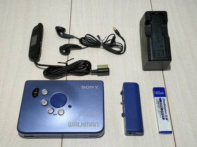 SONY WM-EX707 BLUE OPERATION CONFIRMED EXCELLENT CONDITION FROM JAPAN USED