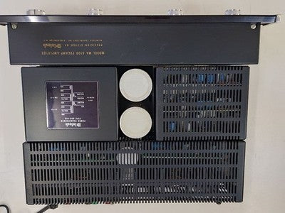 MCINTOSH MA6100 VINTAGE INTEGRATED AMPLIFIER SERVICED W/ CASE MANUAL TESTED