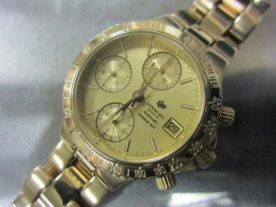 RAYMOND WEIL AMADEUS 200 AUTO CHRONOGRAPH 7750 GOLD WATCH REF7705 JP