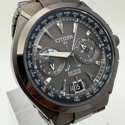CITIZEN ATTESA SATELLITE WAVE H950-S094747 ECO-DRIVE GPS SOLAR TITANIUM WATCH