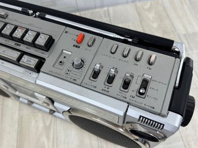 SHARP GF-305ST VINTAGE BOOMBOX RADIO CASSETTE PLAYER 2-WAY 4 SPEAKER WORKING
