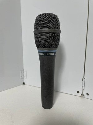 AUDIO-TECHNICA AE3300 HANDHELD MICROPHONE BACK ELECTRET CONDENSER TYPE