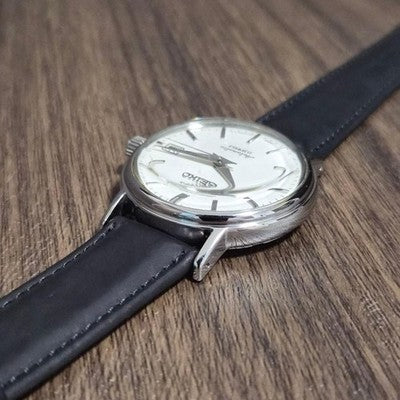 SEIKO AUTOMATIC 6R15-00V0 SARB031 MEN'S WRISTWATCH WHITE DIAL MECHANICAL JAPAN