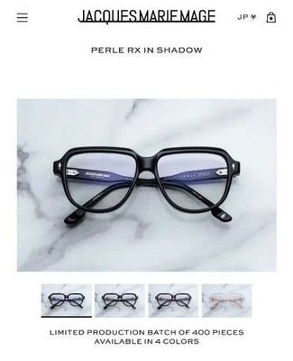JACQUES MARIE MAGE PERLE RX SHADOW 285/400 LIMITED EDITION   MINT