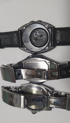 JUNGHANS MEGA STAR CASIO WEBCEPTOR ELGIN MEN'S WRISTWATCH FOR PARTS NOT WORKING
