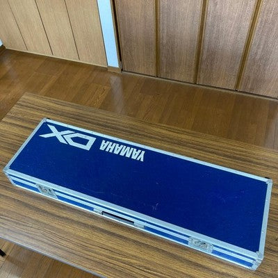 YAMAHA DX7II-D FM SYNTHESIZER KEYBOARD VINTAGE W CASE MANUALS PEDAL FROM JAPAN