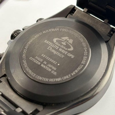 CITIZEN ATTESA F950-T024521 CC4004-58E ECO-DRIVE GPS SATELLITE WAVE TITANIUM