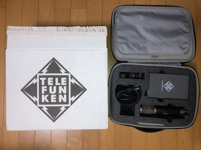 TELEFUNKEN TF47 TUBE CONDENSER MICROPHONE POWER SUPPLY FULL SET UNUSED
