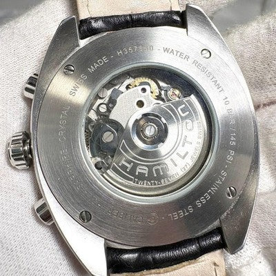 HAMILTON PAN EURO CHRONOGRAPH AUTOMATIC H357560 MEN'S WATCH USED W/ BOX